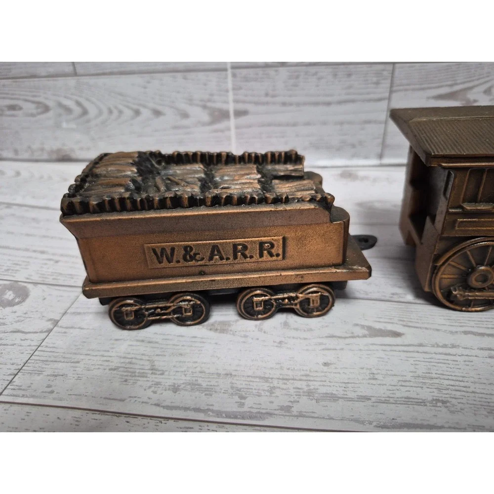 1974 Banthrico Chicago General Train Tender Diecast Coin Bank W. & A.R.R.